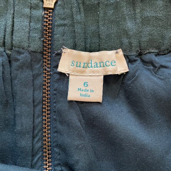 SUNDANCE CATALOG Graceful Verenia Women Size 6 Floral 100% Linen Maxi Boho Skirt - Picture 3 of 9